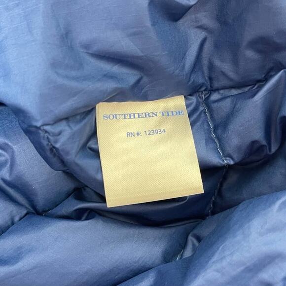 Southern Tide Mens Small Down Filled Puffer Vest Full Zip - Picture 6 of 7